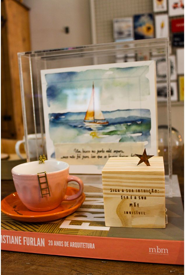 Cubo Decorativo Siga A Sua Intuicao Mercatto